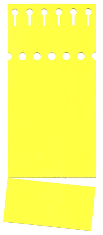 Schlaufen-Etikett 2,5 x 25 cm farbig